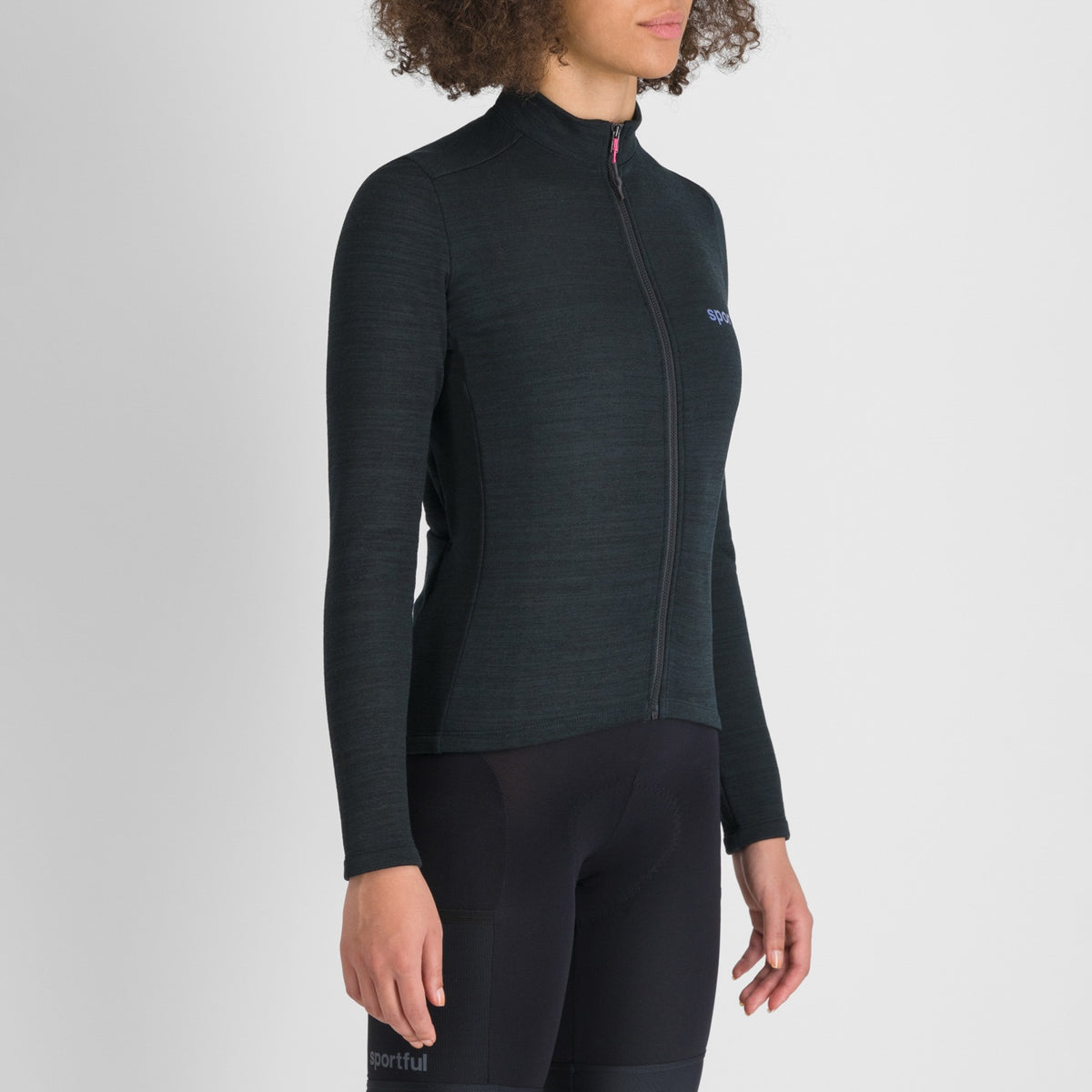 Dámský dres SPORTFUL SUPERGIARA WOOL s dlouhým rukávem, černý