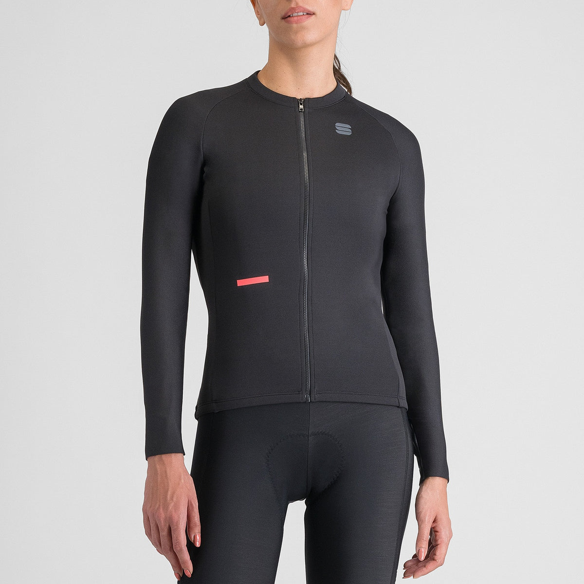 SPORTFUL SUPERNOVA langærmet cykeltrøje til kvinder – sort