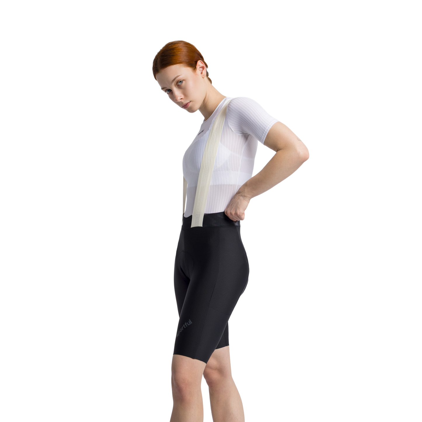 Korte Fietsbroek met Bretels SPORTFUL HYPEREPIC Dames Zwart