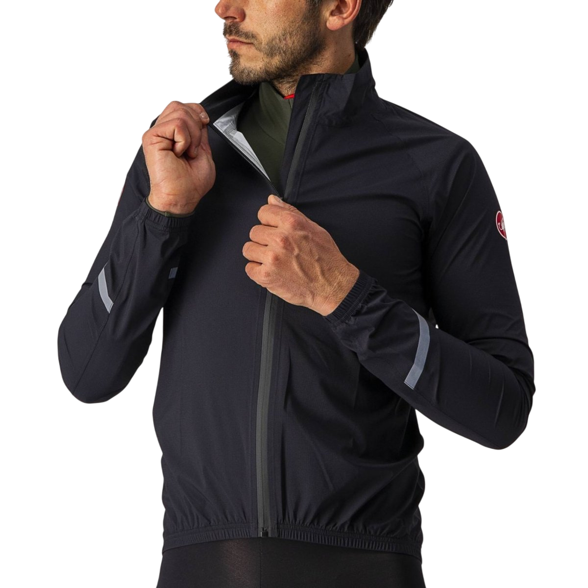 Giacca CASTELLI EMERGENCY 2 RAIN Nero