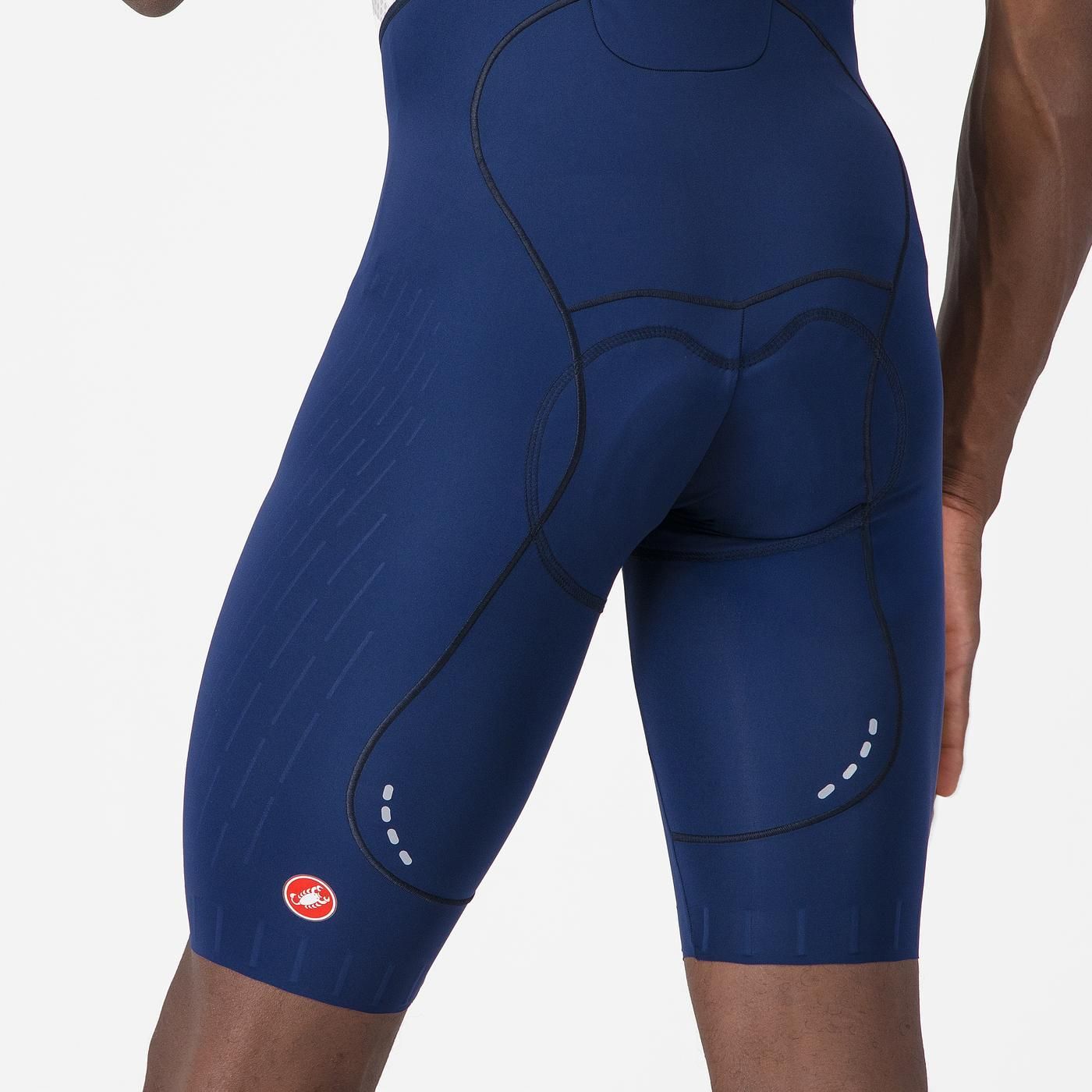 Cuissard Court à Bretelles CASTELLI FREE AERO RACE S Marine