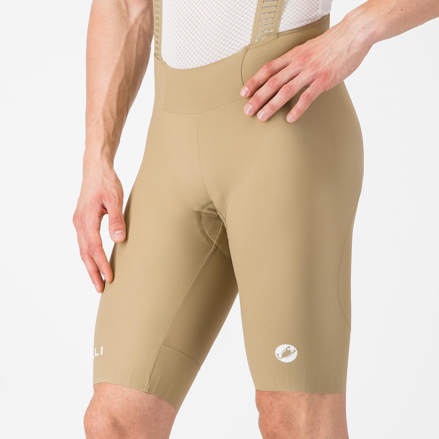 Cykelshorts med Seler CASTELLI ESPRESSO 2 Beige Elmwood