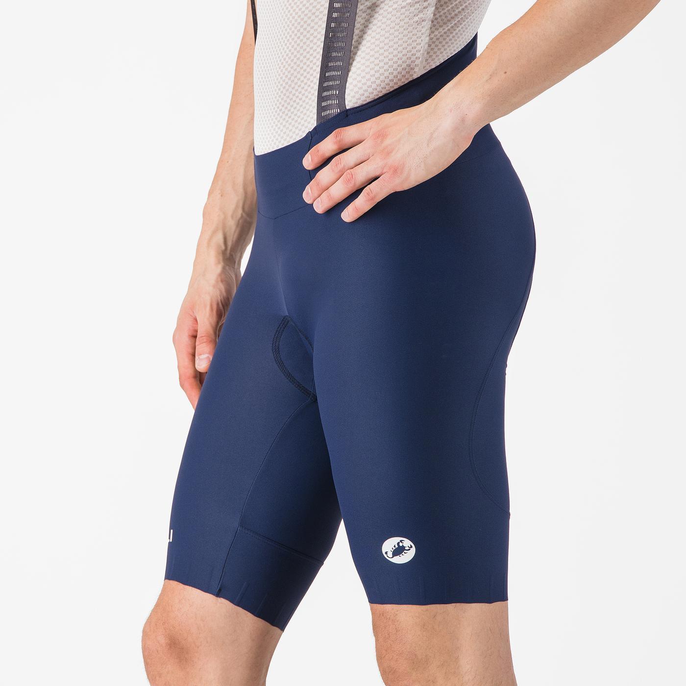 Kurze Trägerhose CASTELLI ESPRESSO 2 Blau
