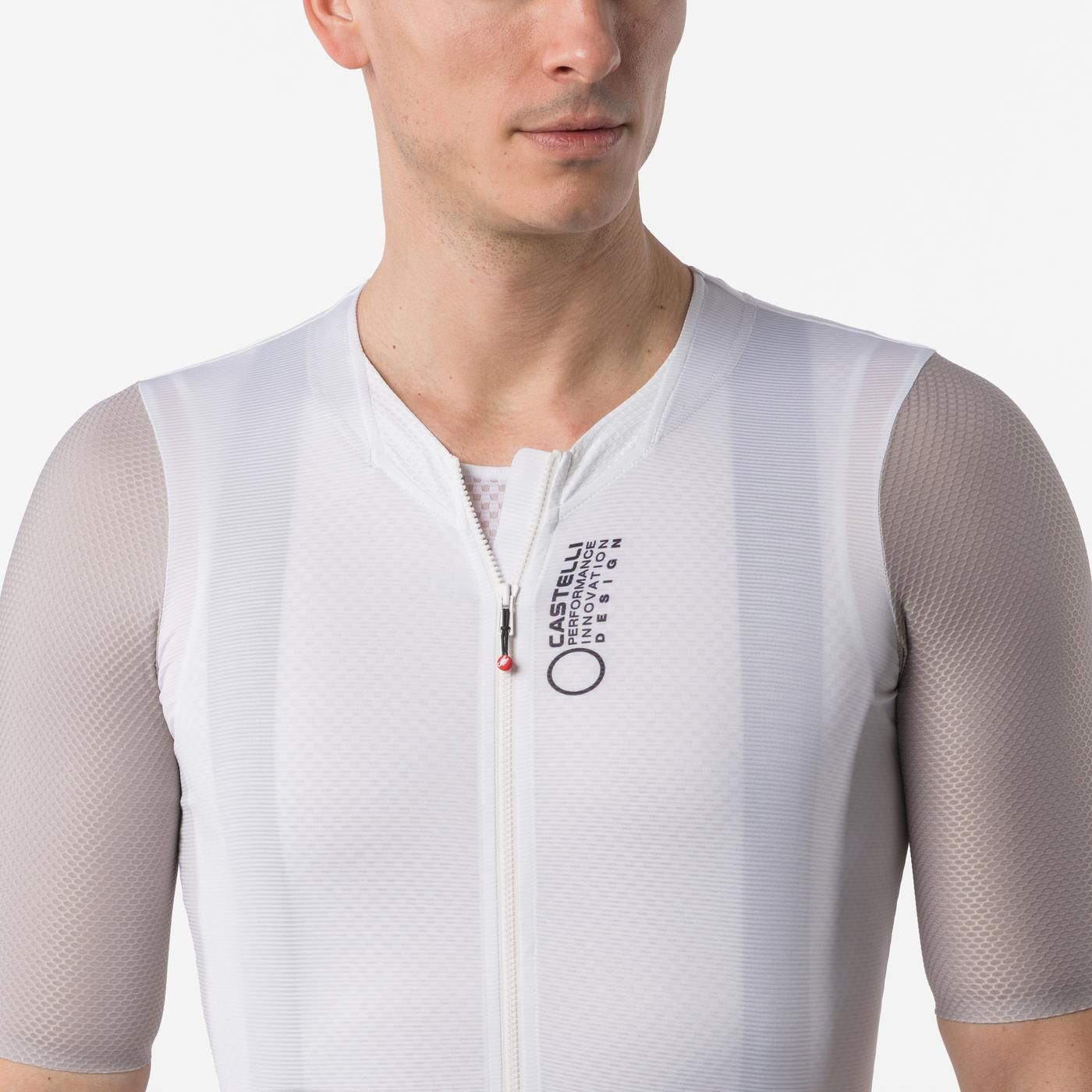 Maillot CASTELLI CORRETTO Manches Courtes Ivoire/Clay