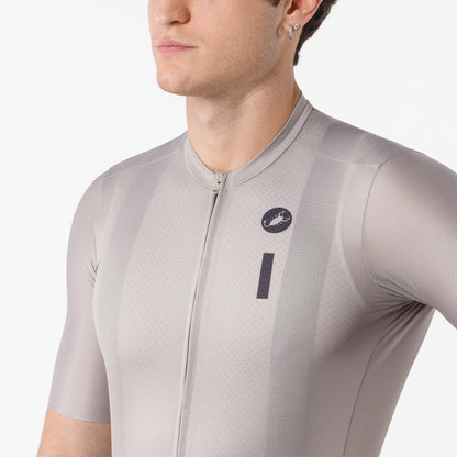 Dres CASTELLI DRITTONE LOGO Krátký rukáv Clay
