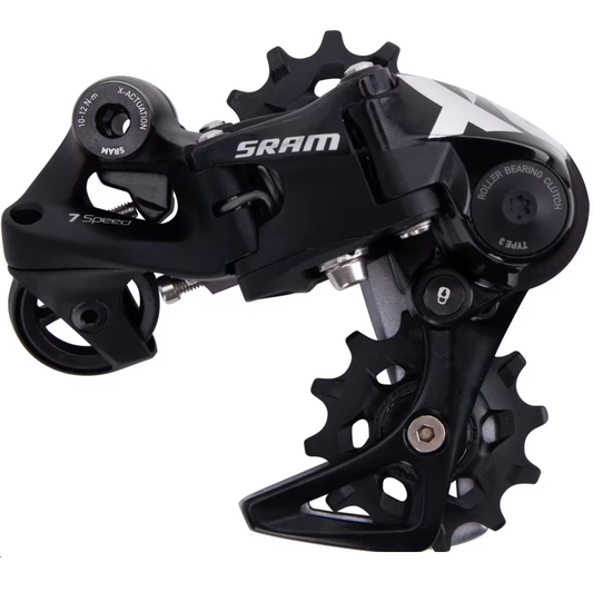 Zadná prehadzovačka SRAM X01 DH 7-rýchlostná Type 3.0 s krátkym ramienkom