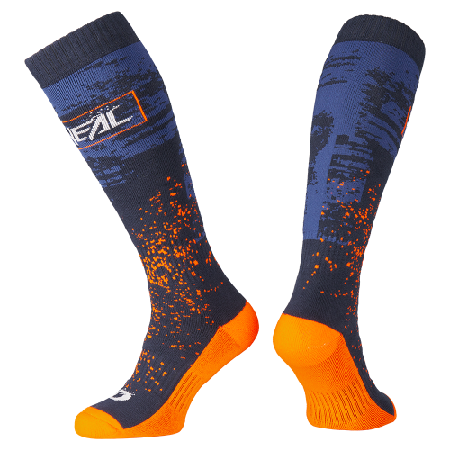 Ponožky O'NEAL PRO MX PAINT modré/oranžové