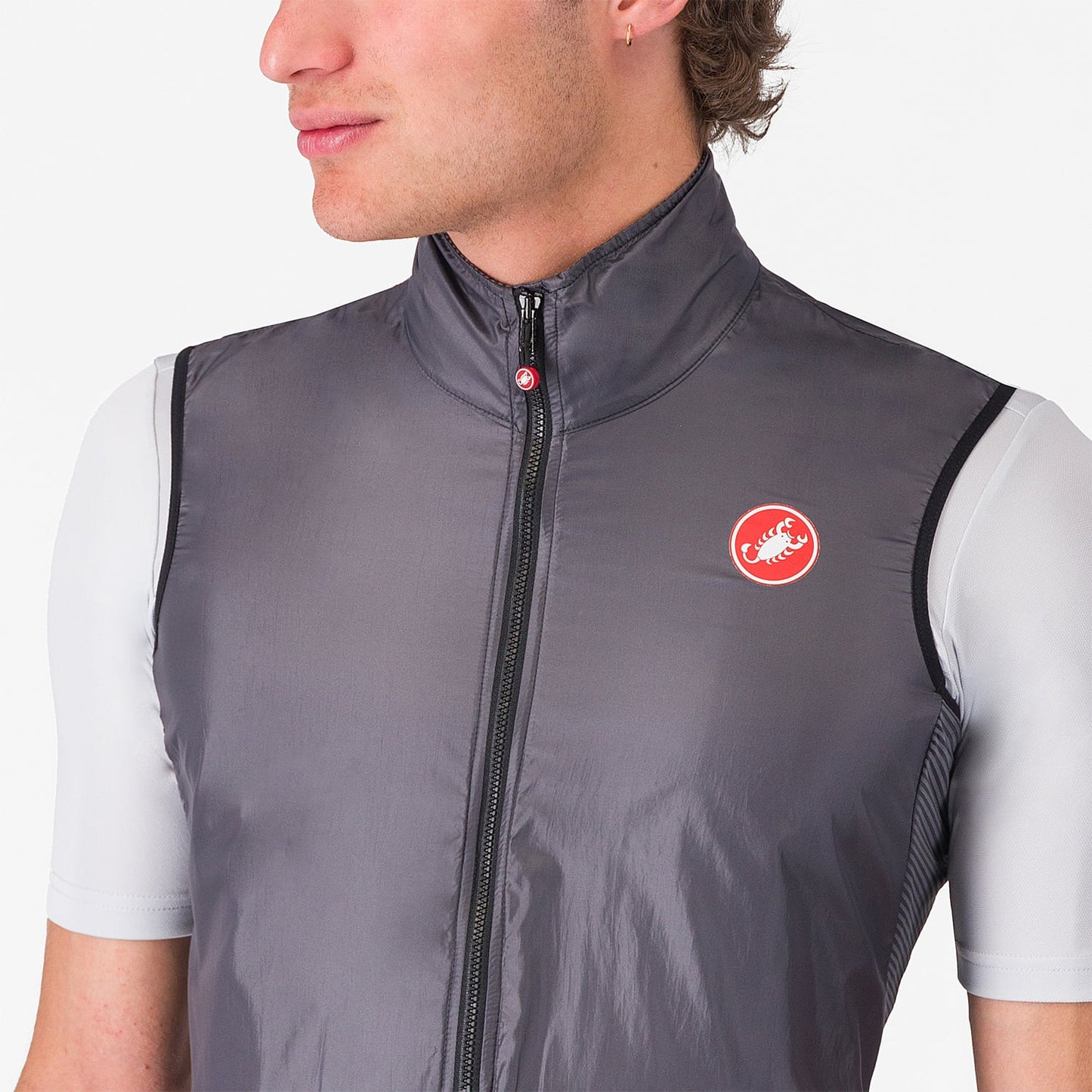 Chaleco Sin Mangas CASTELLI ARIA Gris Oscuro