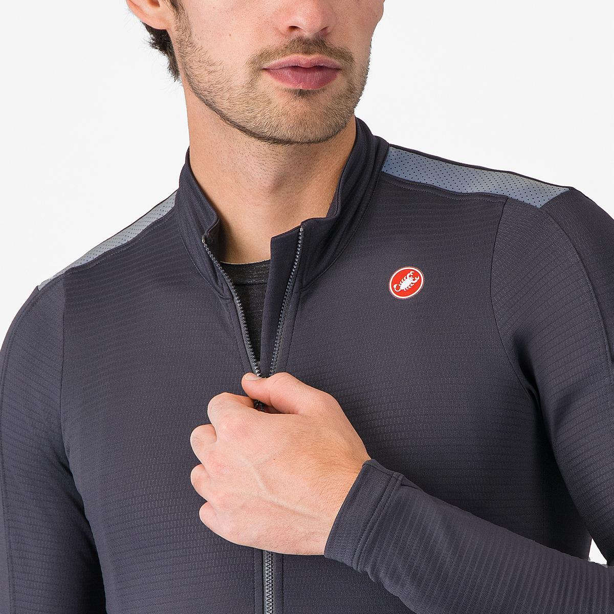 Maillot CASTELLI PURO 4 Mangas Largas Dark Gray