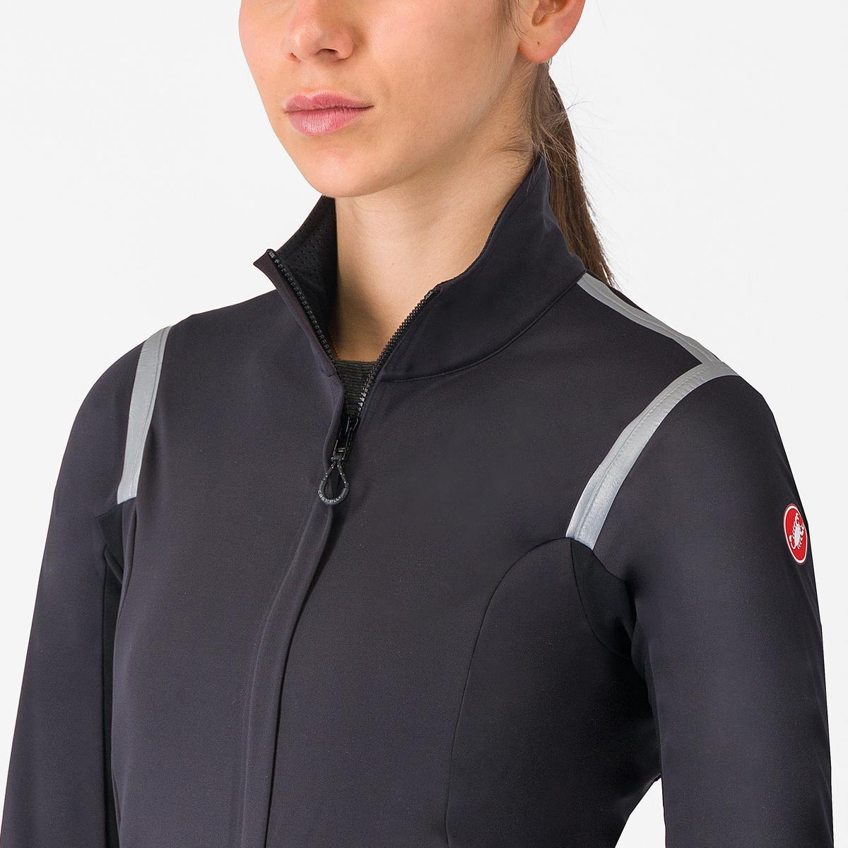 Jakke CASTELLI PERFETTO RoS 3 Dame Sort/Sort Reflex