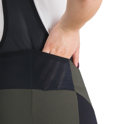 Lühikesed Traksidega Rattapüksid SPORTFUL SUPERGIARA 2 Naiste Kaki/Must