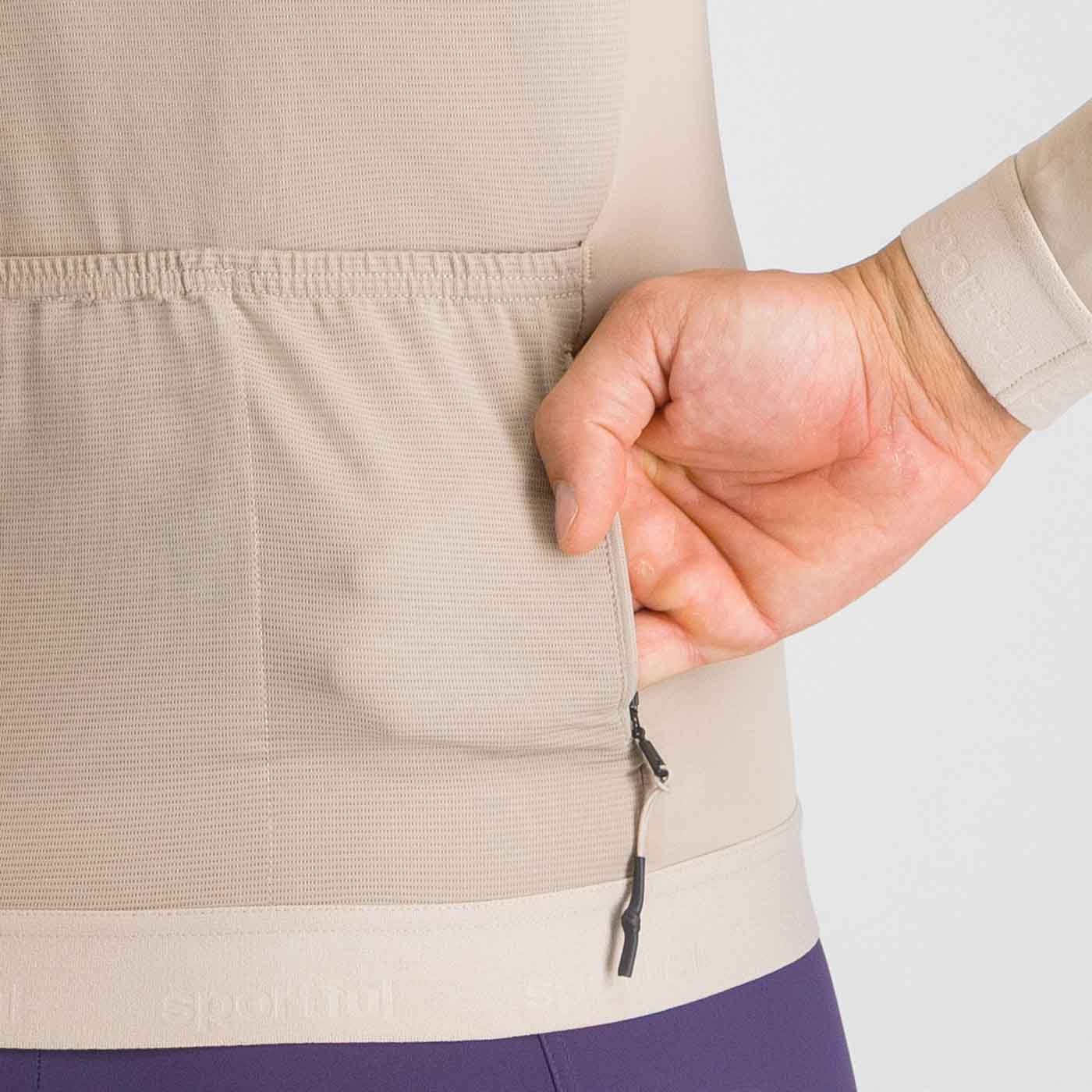 Trikot SPORTFUL SRK Lange Ärmel Beige