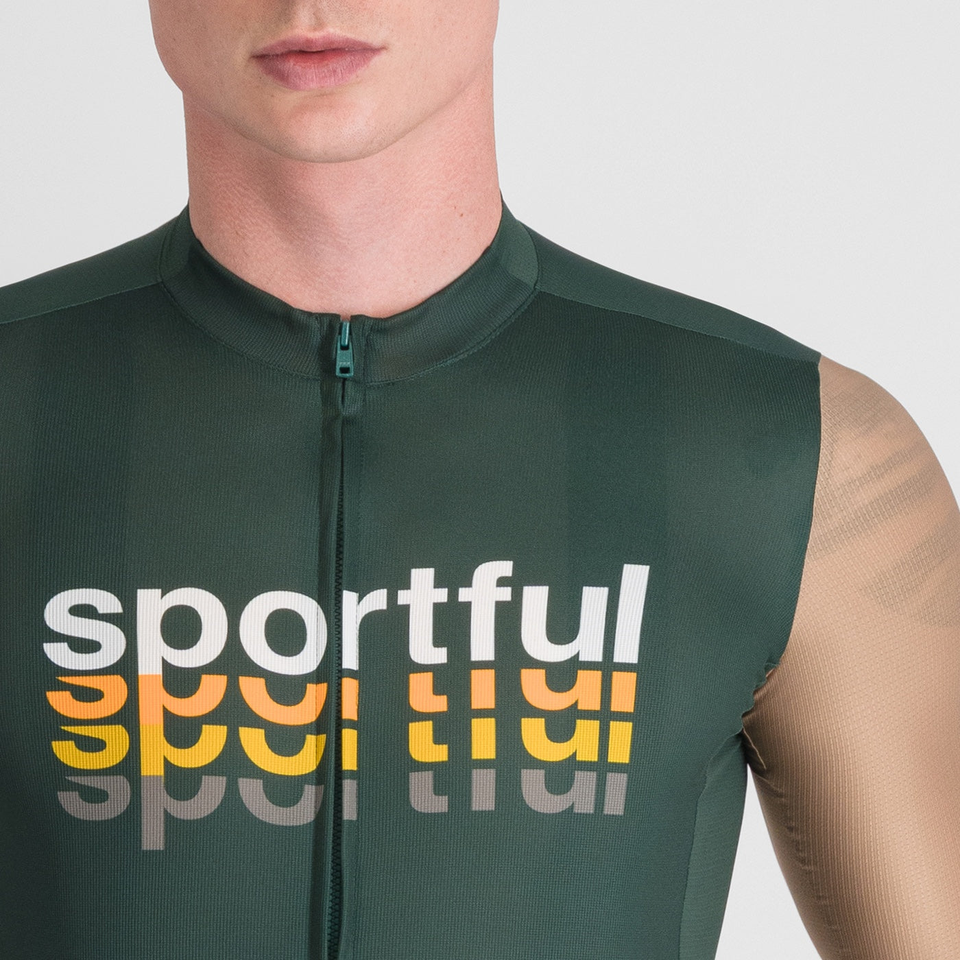 Maillot SPORTFUL SUPERGIARA 2 LOGO Manches Courtes Kaki