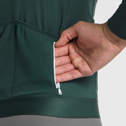 Kolesarski dres SPORTFUL SRK 2 z dolgimi rokavi, zelen