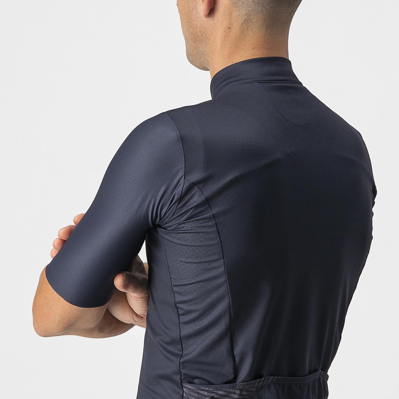 Maglia CASTELLI 13 SCREEN Maniche Corte Blu/Rosso