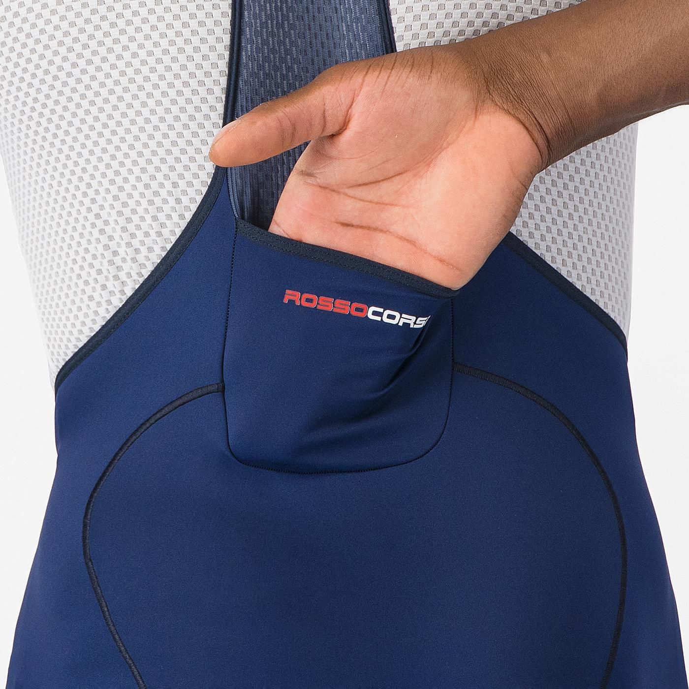 Cuissard Court à Bretelles CASTELLI FREE AERO RACE S Marine