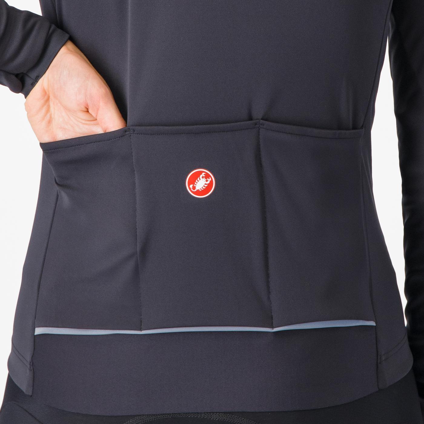 Jacke CASTELLI ALPHA 150 Damen Schwarz