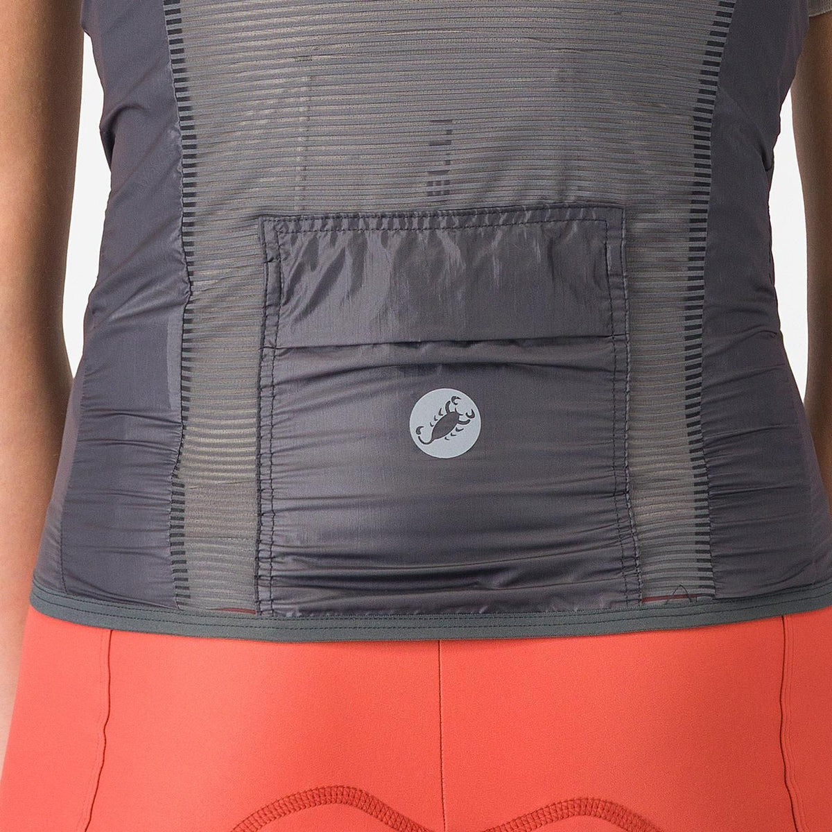 Mouwloos vest CASTELLI ARIA 2 voor dames donkergrijs 2026