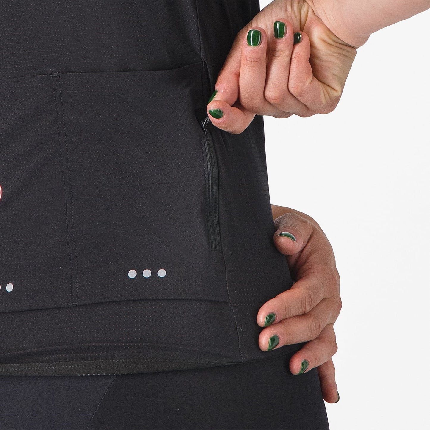Maglia CASTELLI PREMIO EVO Donna Maniche Corte Nero