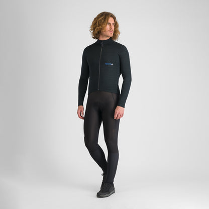 Črn kolesarski dres SPORTFUL SUPERGIARA WOOL z dolgimi rokavi