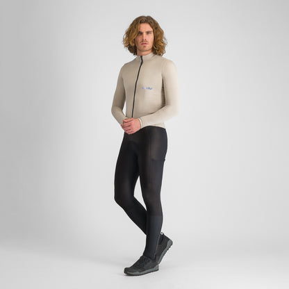 SPORTFUL SUPERGIARA WOOL langærmet cykeltrøje – beige