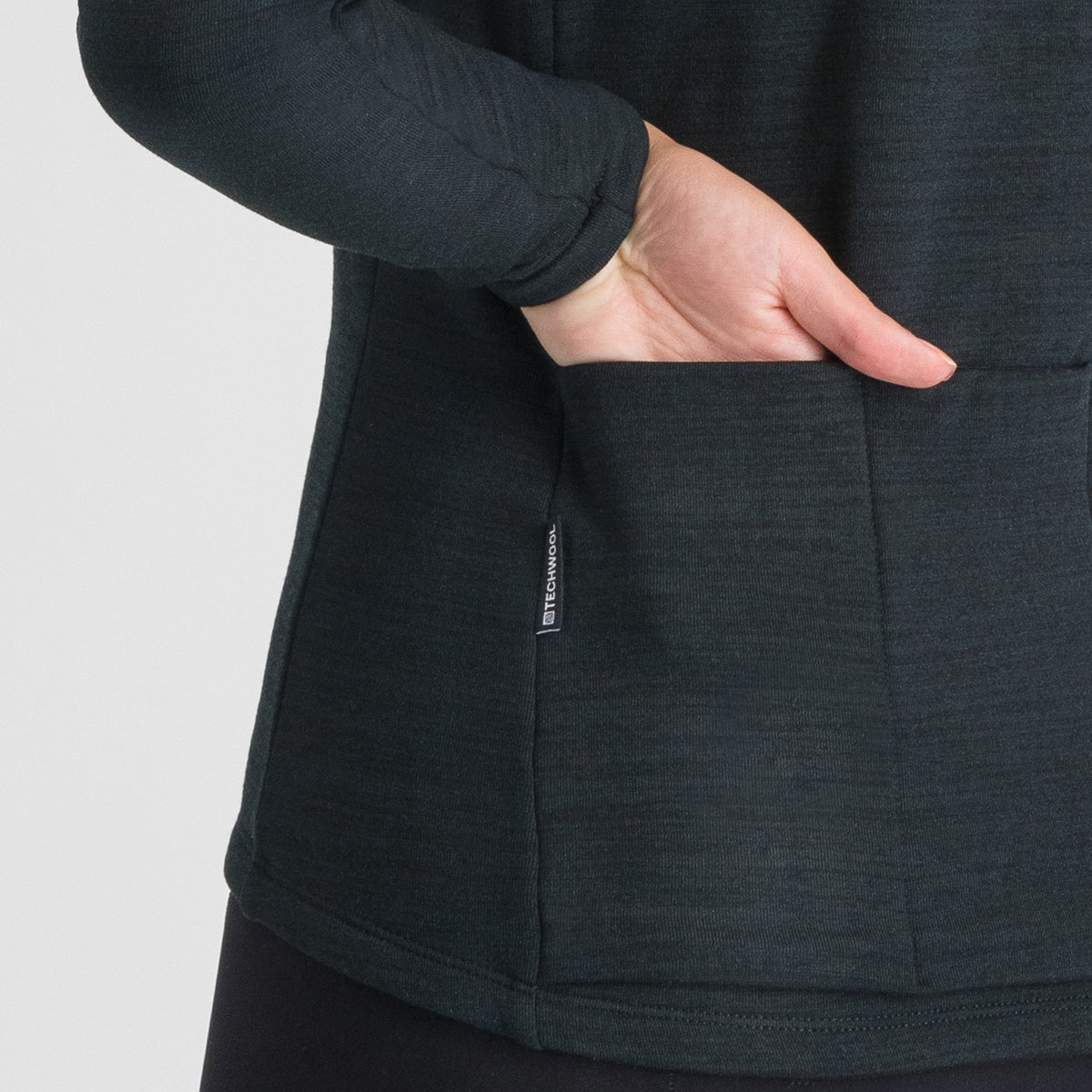 Dámský dres SPORTFUL SUPERGIARA WOOL s dlouhým rukávem, černý