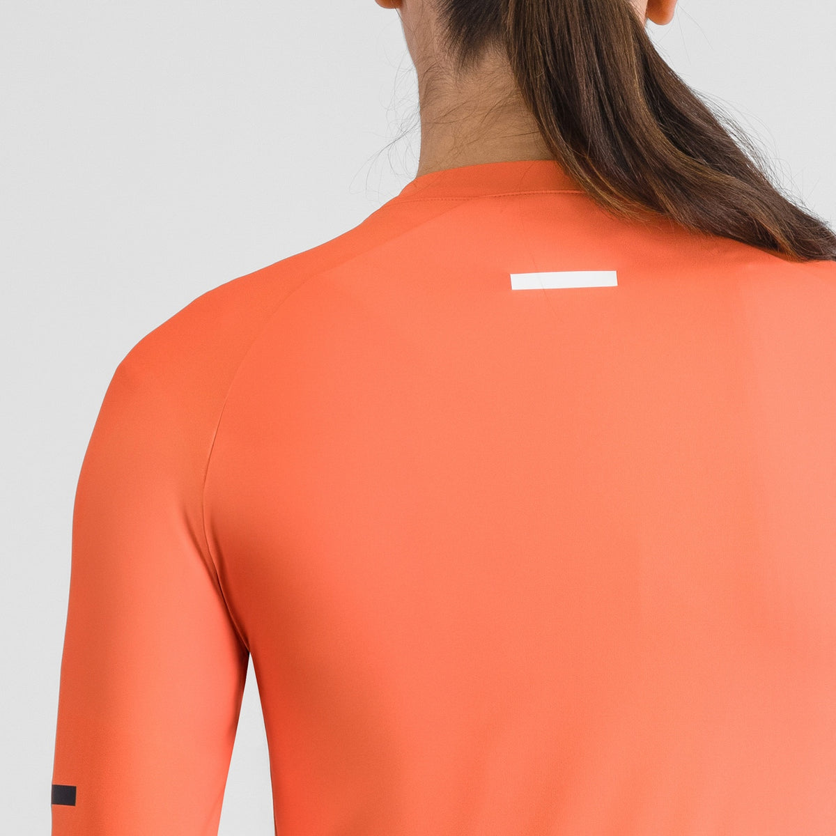 Rød SPORTFUL SUPERNOVA langærmet cykeltrøje til kvinder