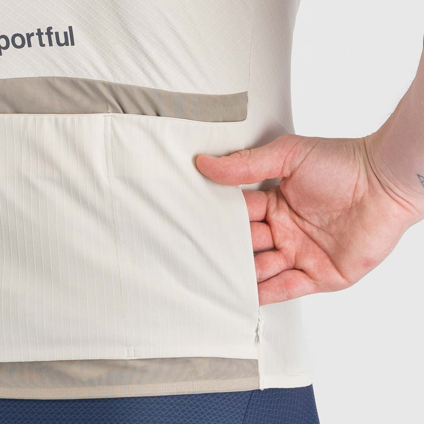 Maillot SPORTFUL HYPEREPIC Manches Courtes Crème