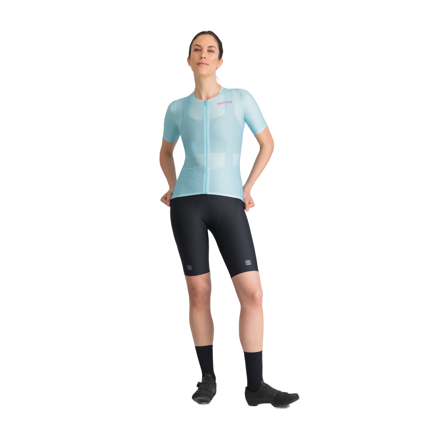 Maillot SPORTFUL LIGHT 2 Manches Courtes Femme Turquoise
