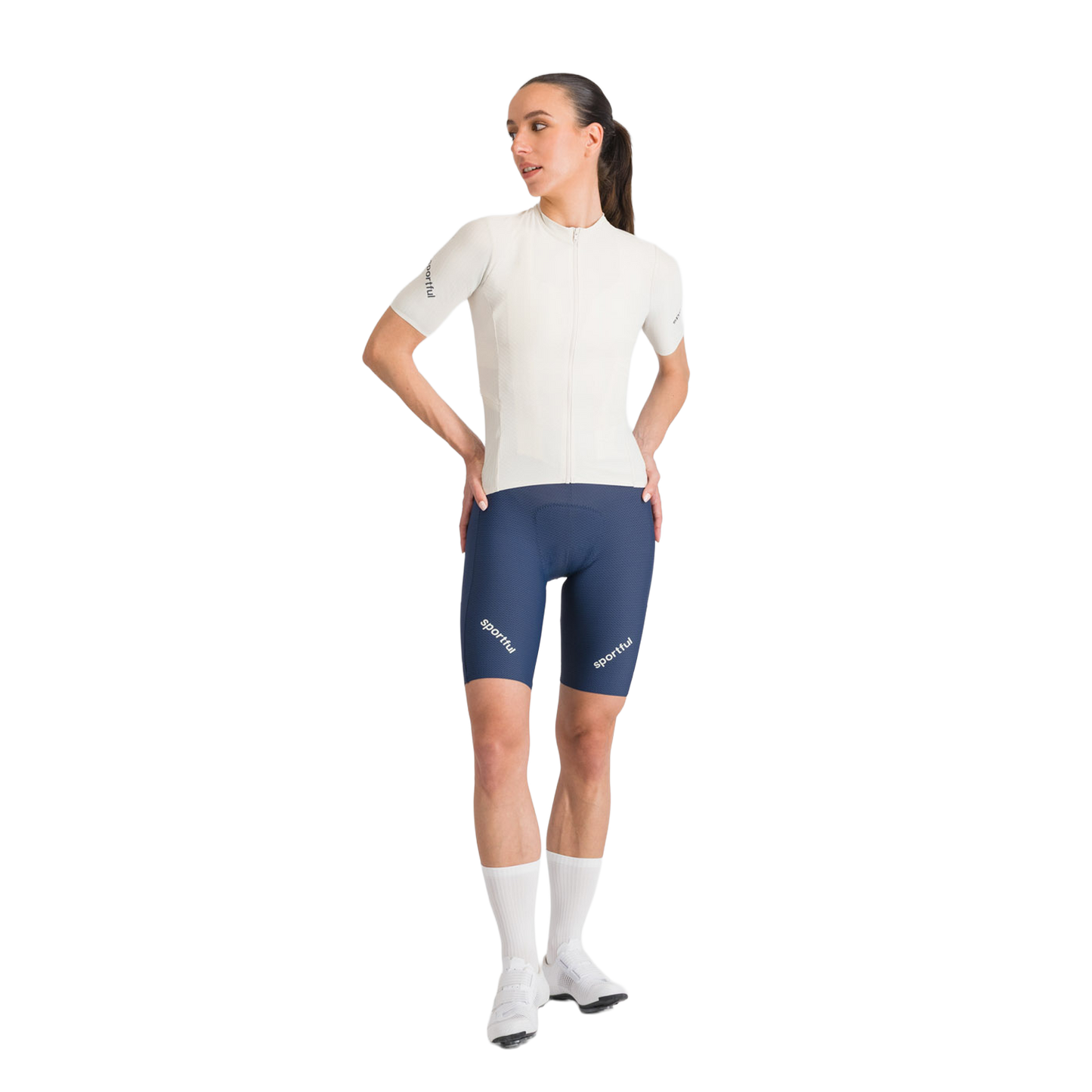 Maglia SPORTFUL HYPEREPIC Maniche Corte Donna Crema