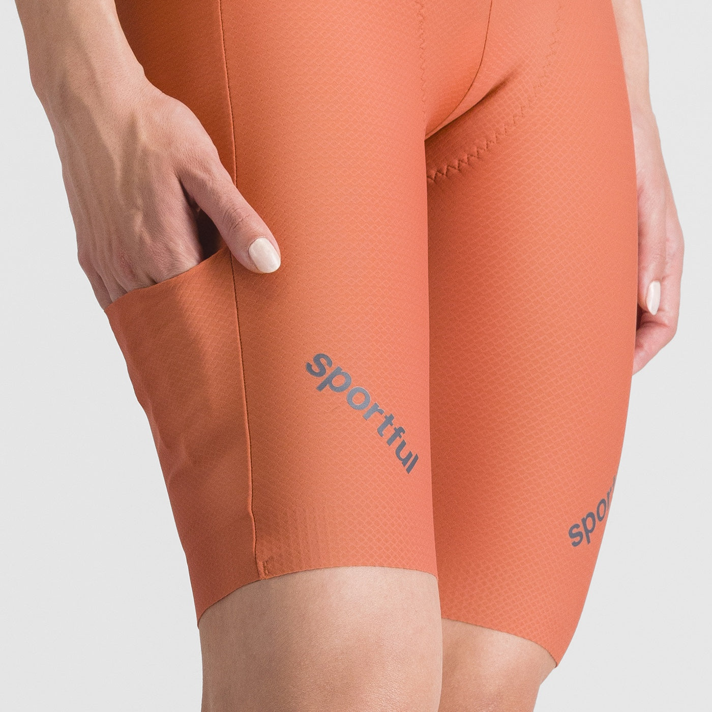 Kort Cykelbyxa med Hängslen SPORTFUL HYPEREPIC Dam Orange