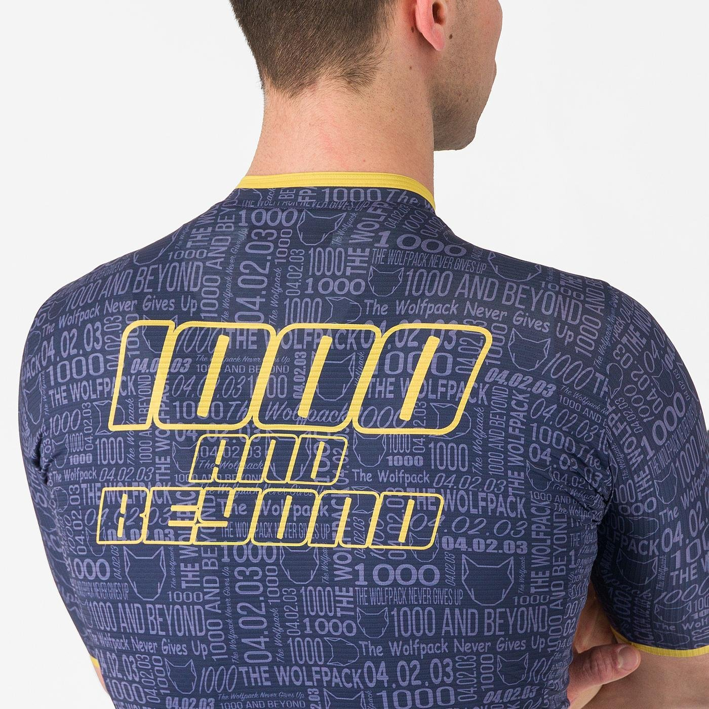 Maillot CASTELLI WOLFPACK 1000 VICTORY Manches Courtes Marine