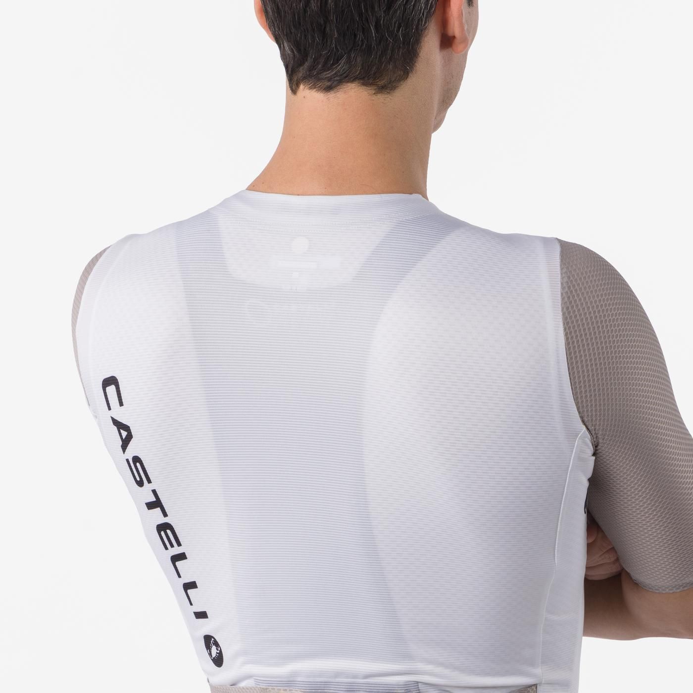 Maillot CASTELLI CORRETTO Manches Courtes Ivoire/Clay