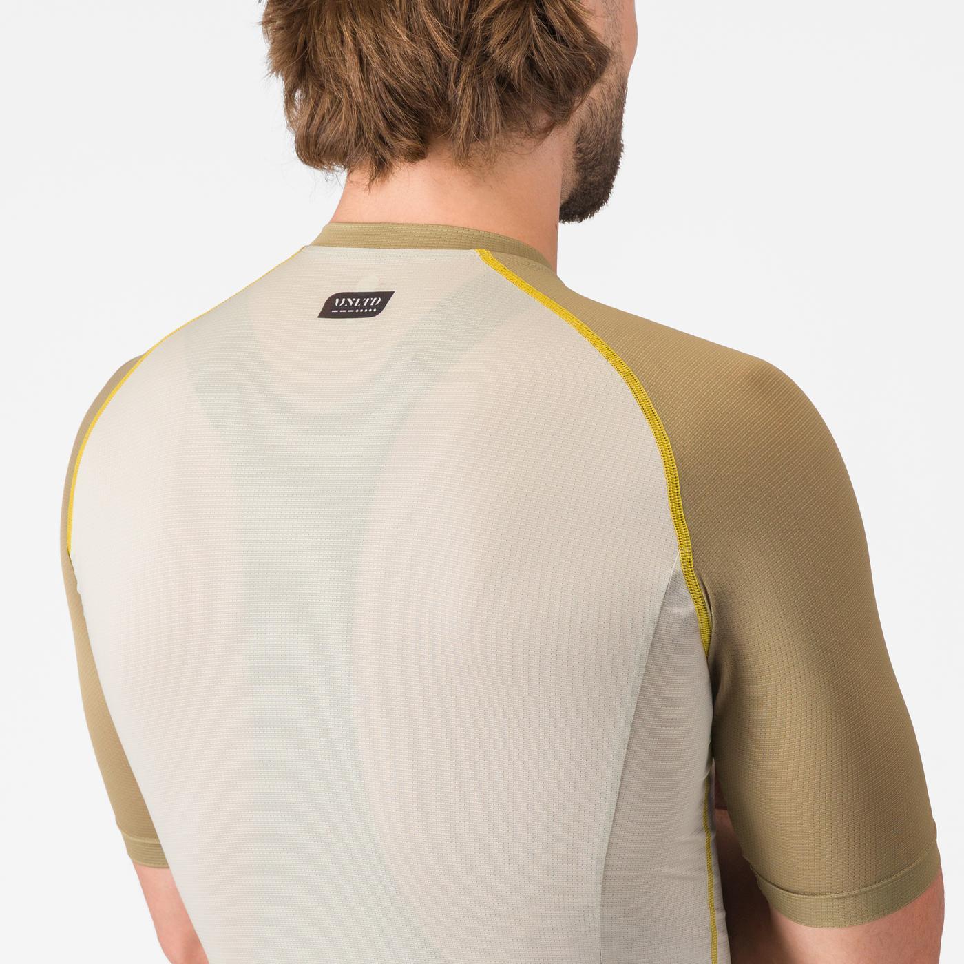 Maillot CASTELLI UNLIMITED ENDURANCE 3 Beige/Kaki