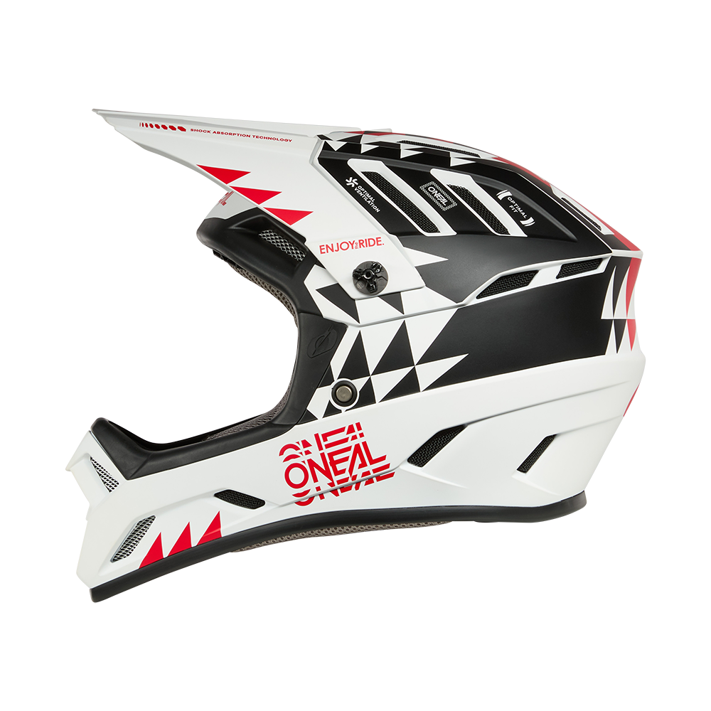 MTB-helm O'NEAL BACKFLIP KNOX Wit/Zwart
