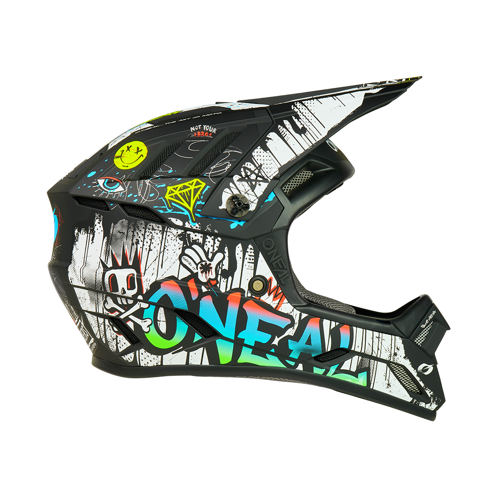 O'NEAL BACKFLIP RANCID MTB Helmet Black/White