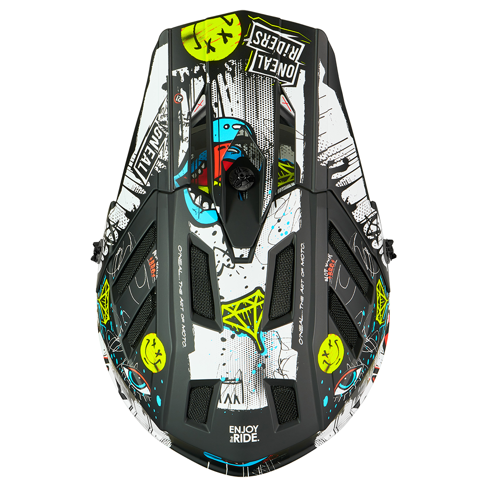 O'NEAL BACKFLIP RANCID MTB Helmet Black/White