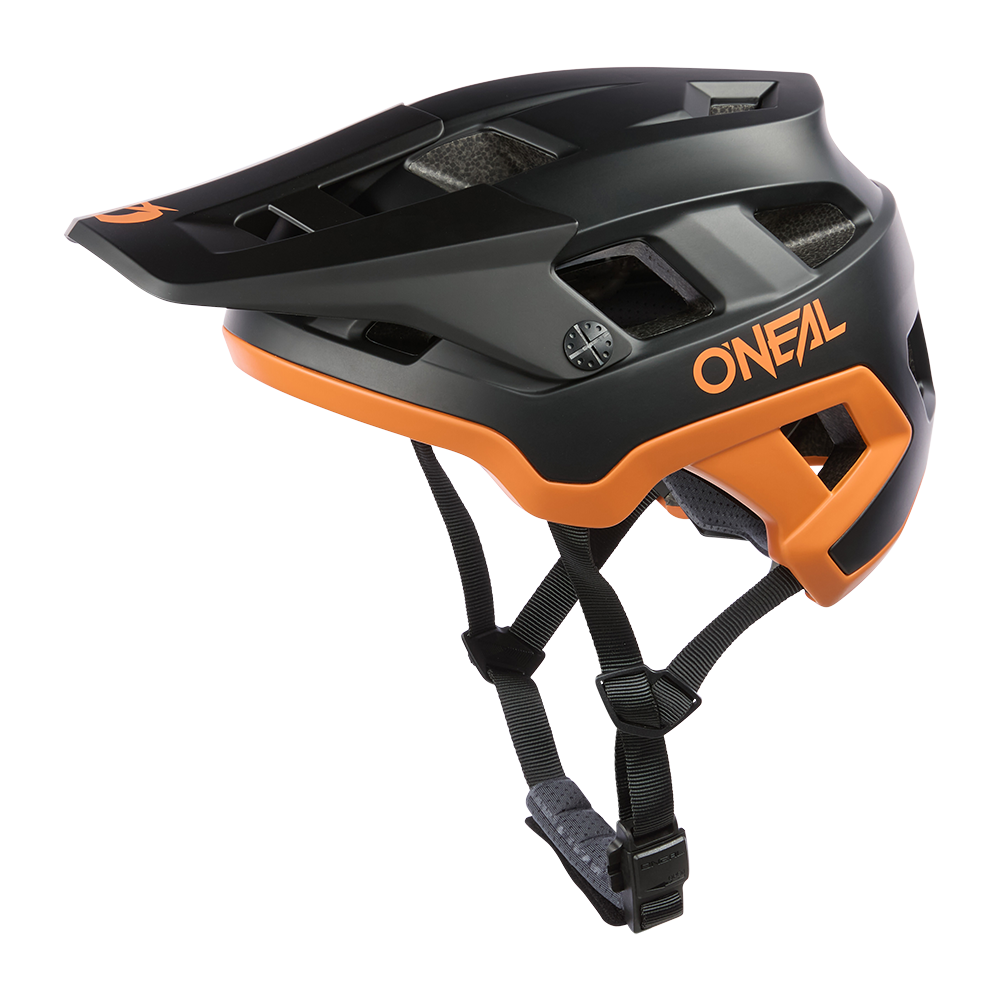 Capacete BTT O'NEAL DEFENDER SOLID Preto/Laranja
