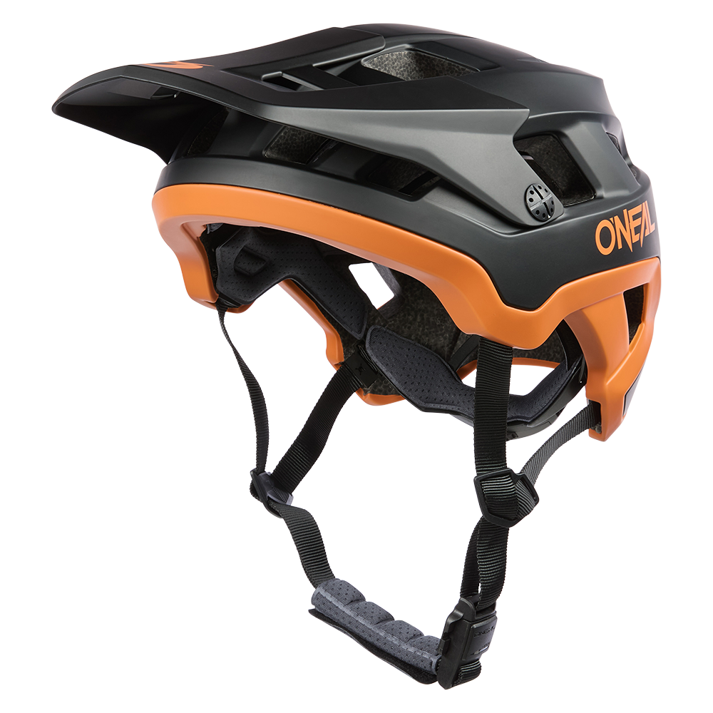 Capacete BTT O'NEAL DEFENDER SOLID Preto/Laranja
