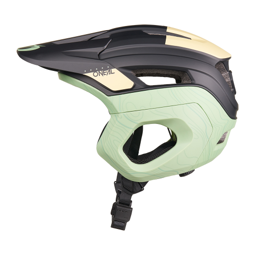 Casco MTB O'NEAL TRAPPER EVO TOPO Nero/Sabbia/Menta