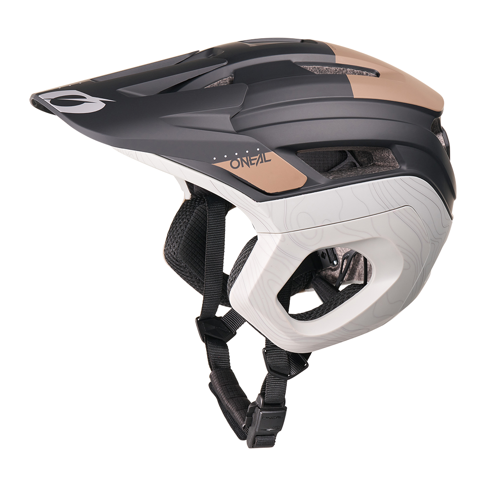 Casque VTT O'NEAL TRAPPER EVO SOLID Noir/Marron/Gris