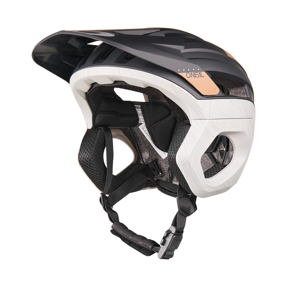 Casque VTT O'NEAL TRAPPER EVO SOLID Noir/Marron/Gris