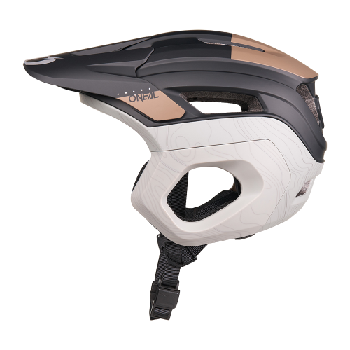 Casque VTT O'NEAL TRAPPER EVO SOLID Noir/Marron/Gris