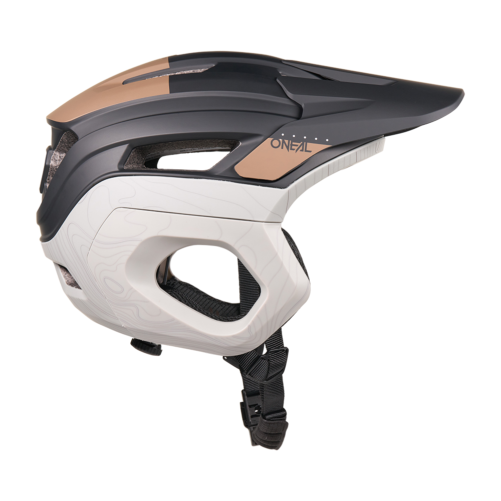 Casque VTT O'NEAL TRAPPER EVO SOLID Noir/Marron/Gris