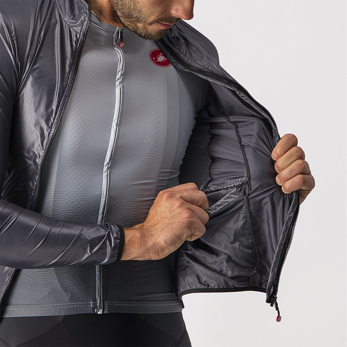Chaqueta CASTELLI ARIA SHELL Gris Oscuro