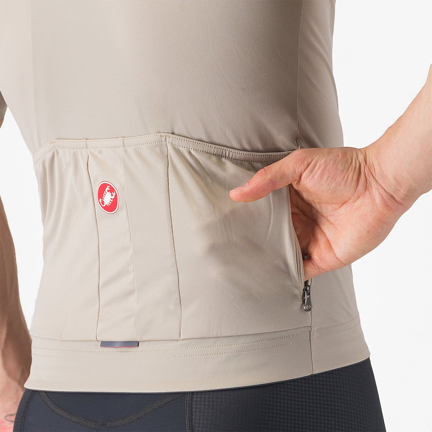 Tröja CASTELLI PROLOGO LITE Korta Ärmar Beige