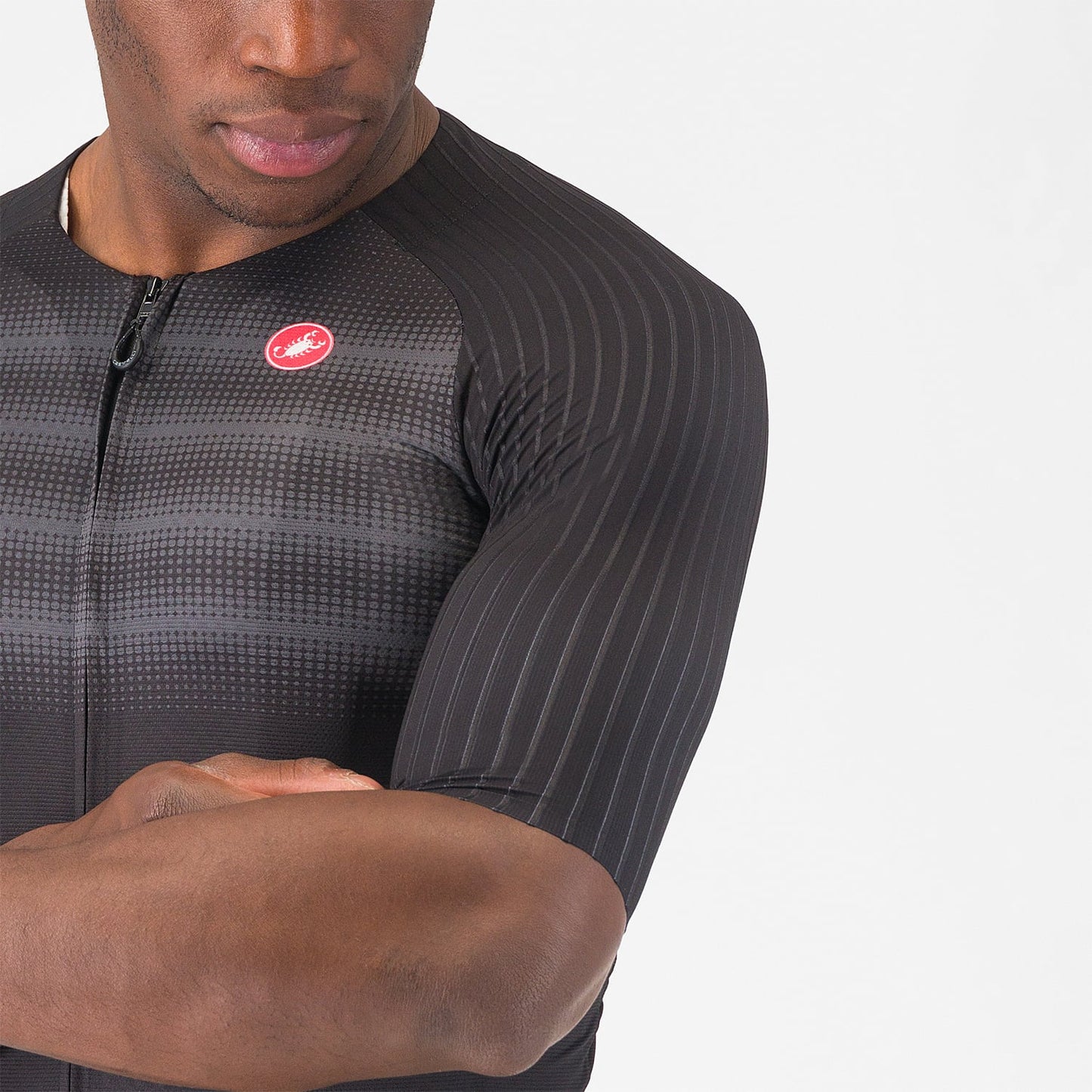 Maillot CASTELLI AERO RACE 8S Manches Courtes Noir