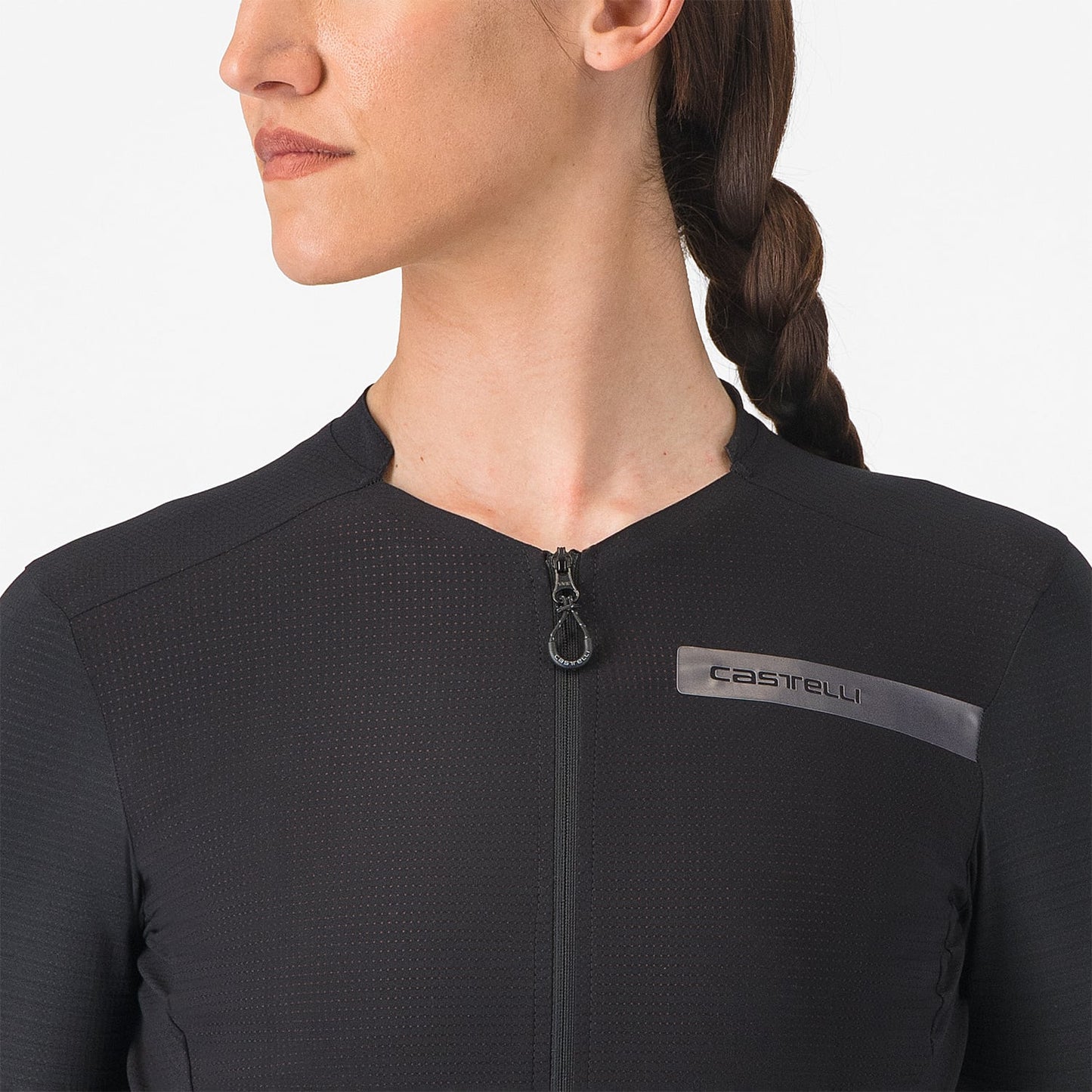 Maglia CASTELLI PREMIO EVO Donna Maniche Corte Nero