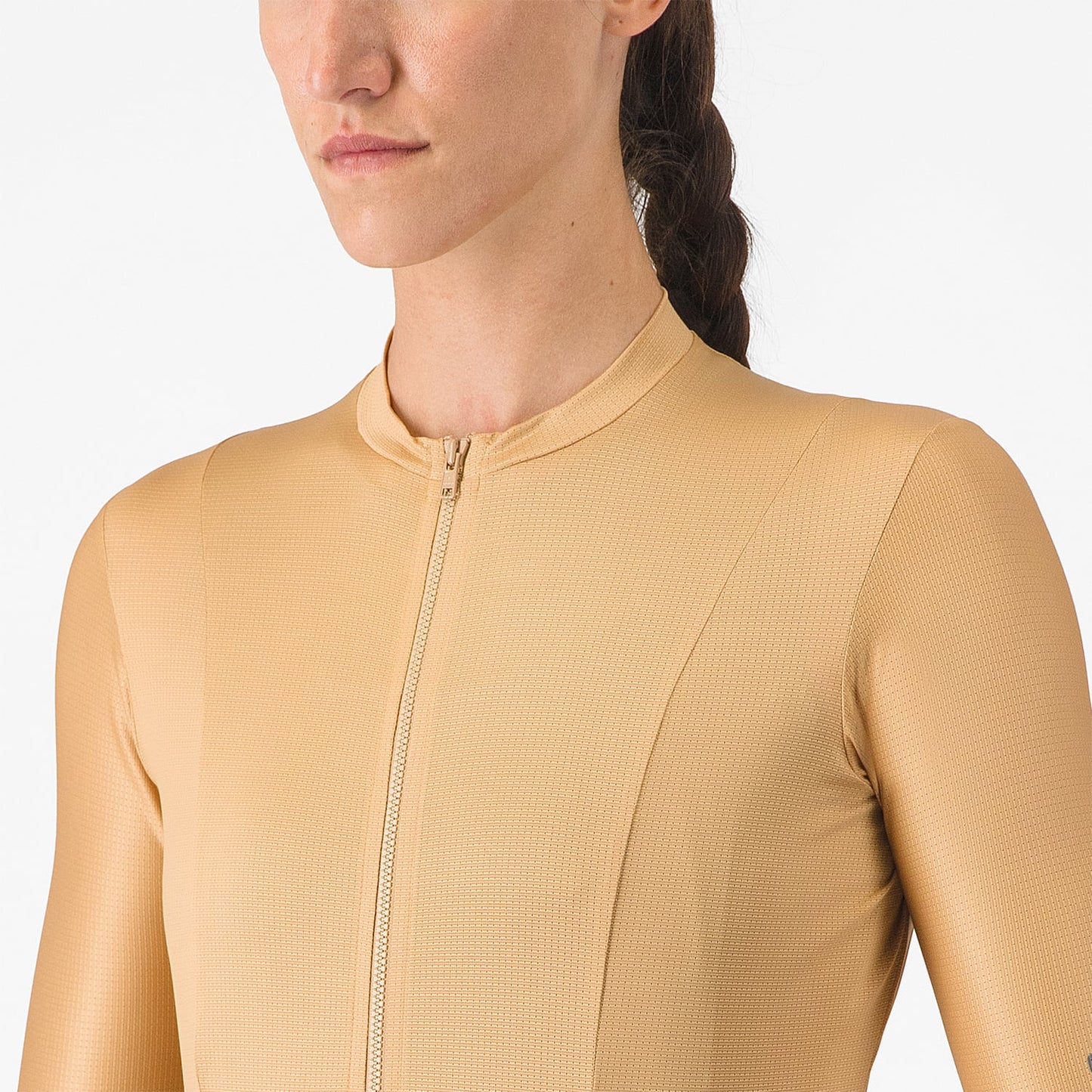Maglia CASTELLI UNLIMITED Donna Maniche Corte Marrone