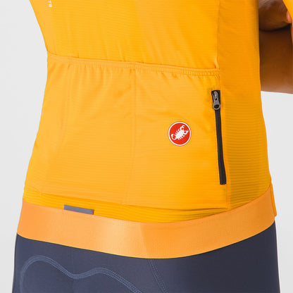 Dres CASTELLI ESPRESSO R--A/D krátký rukáv oranžový